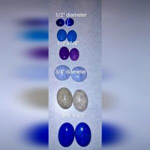 Cut and polished semi precious gemstones